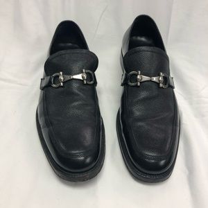 Ferragamo men’s black loafers